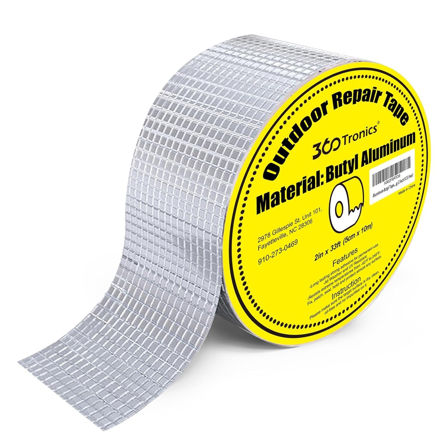 186HUB Aluminum Foil Butyl Tapes