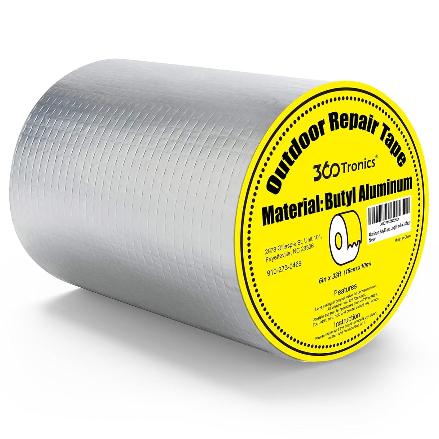 186HUB Aluminum Foil Butyl Tapes